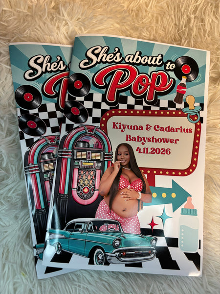 Baby Shower Booklet