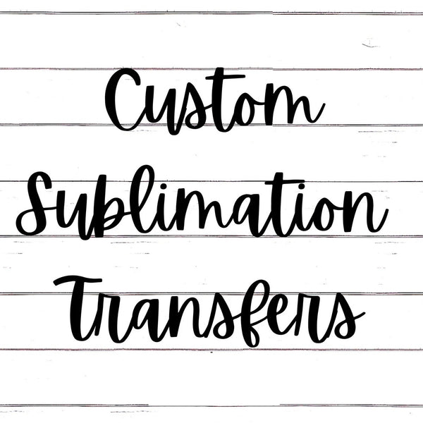 Sublimation Prints
