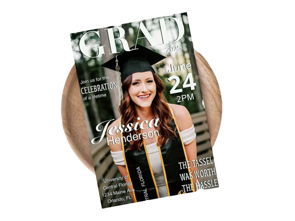 Graduation Magazine Invitations – Meira's Creative Expressions